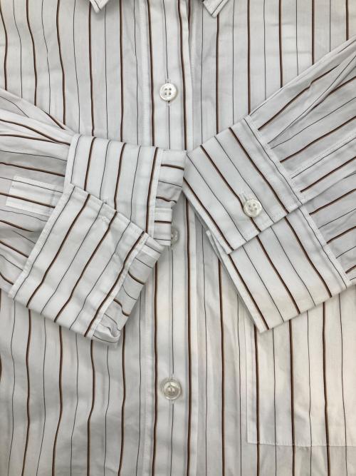 Plage（プラージュ）Plage (プラージュ) 5stripe adjust シャツ ホワイト×ベージュ サイズ:FREE 未使用品の古着・服飾アイテム