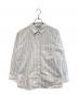 Plage（プラージュ）の古着「5stripe adjust シャツ」｜ホワイト×ベージュ