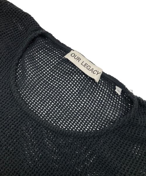 OUR LEGACY（アワーレガシー）OUR LEGACY (アワーレガシー) DOUBLE LOCK U-NECK ブラック サイズ:48の古着・服飾アイテム
