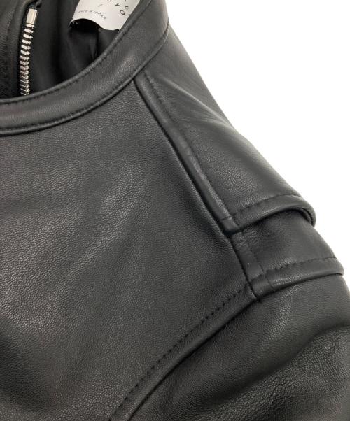 UNITED TOKYO（ユナイテッドトーキョー）UNITED TOKYO (ユナイテッドトーキョー) ラムレザーシングルライダース ブラック サイズ:2の古着・服飾アイテム