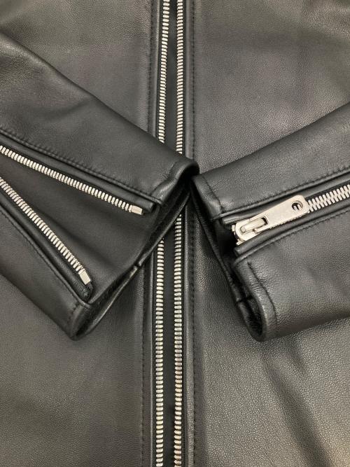 UNITED TOKYO（ユナイテッドトーキョー）UNITED TOKYO (ユナイテッドトーキョー) ラムレザーシングルライダース ブラック サイズ:2の古着・服飾アイテム