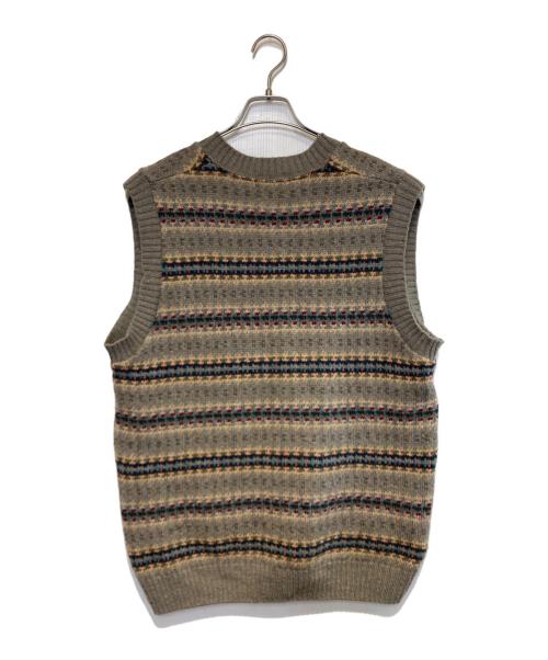L.L.Bean（エルエルビーン）L.L.Bean (エルエルビーン) シェットランドベスト ブラウン サイズ:Lの古着・服飾アイテム
