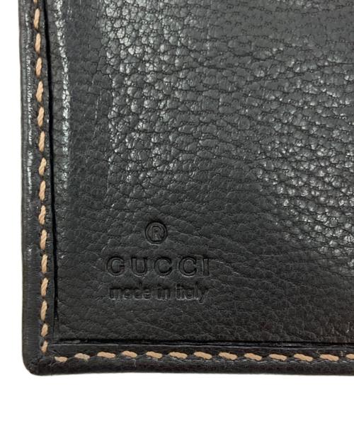 GUCCI（グッチ）GUCCI (グッチ) 2つ折り財布 ブラックの古着・服飾アイテム
