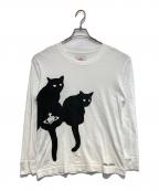 Vivienne Westwood manヴィヴィアン ウェストウッド マン）の古着「L/Sプリントカットソー」｜ホワイト