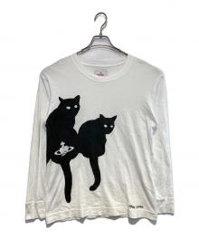 Vivienne Westwood man（ヴィヴィアン ウェストウッド マン）の古着「L/Sプリントカットソー」｜ホワイト