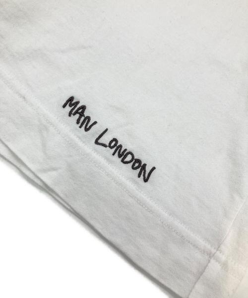 Vivienne Westwood man（ヴィヴィアン ウェストウッド マン）Vivienne Westwood man (ヴィヴィアン ウェストウッド マン) L/Sプリントカットソー ホワイト サイズ:Mの古着・服飾アイテム