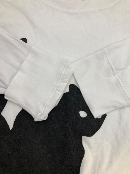 Vivienne Westwood man（ヴィヴィアン ウェストウッド マン）Vivienne Westwood man (ヴィヴィアン ウェストウッド マン) L/Sプリントカットソー ホワイト サイズ:Mの古着・服飾アイテム
