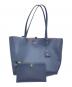 LAUREN RALPH LAUREN (ローレン ラルフ ローレン) リバーシブルレザートートバッグ ネイビー：8000円