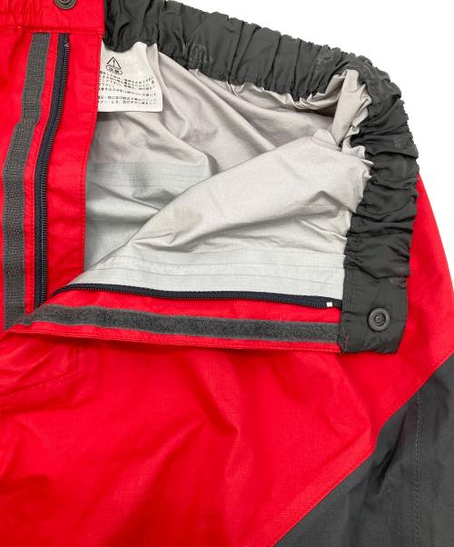 THE NORTH FACE（ザ ノース フェイス）THE NORTH FACE (ザ ノース フェイス) RAINTEX Plasmaセットアップ レッド×ブラック サイズ:Lの古着・服飾アイテム