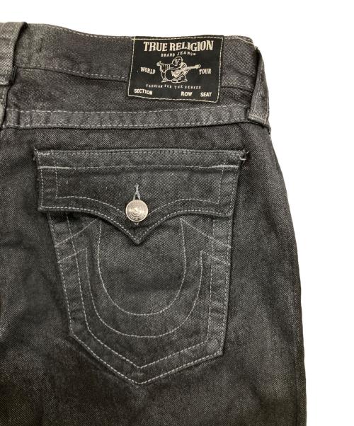 TRUE RELIGION（トゥルー レリジョン）TRUE RELIGION (トゥルー レリジョン) RICKY SN FLAP FOIL COATED JEAN ブラック サイズ:32の古着・服飾アイテム