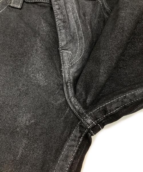 TRUE RELIGION（トゥルー レリジョン）TRUE RELIGION (トゥルー レリジョン) RICKY SN FLAP FOIL COATED JEAN ブラック サイズ:32の古着・服飾アイテム