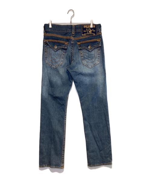 TRUE RELIGION（トゥルー レリジョン）TRUE RELIGION (トゥルー レリジョン) Ricky Flap Straight Jean インディゴ サイズ:32の古着・服飾アイテム