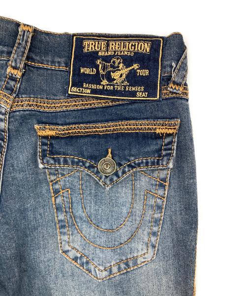 TRUE RELIGION（トゥルー レリジョン）TRUE RELIGION (トゥルー レリジョン) Ricky Flap Straight Jean インディゴ サイズ:32の古着・服飾アイテム