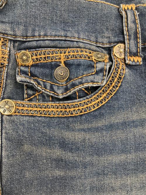 TRUE RELIGION（トゥルー レリジョン）TRUE RELIGION (トゥルー レリジョン) Ricky Flap Straight Jean インディゴ サイズ:32の古着・服飾アイテム