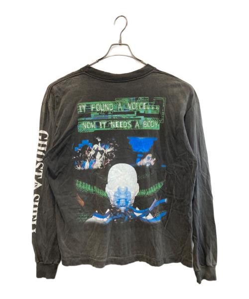 SAINT MICHAEL（セントマイケル）SAINT MICHAEL (セントマイケル) 攻殻機動隊 (コウカクキドウタイ) GS LS TEE ILYA GITS チャコールグレー サイズ:Lの古着・服飾アイテム