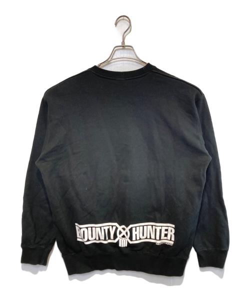 BOUNTY HUNTER（バウンティハンター）BOUNTY HUNTER (バウンティハンター) プリントスウェット ブラック サイズ:Lの古着・服飾アイテム