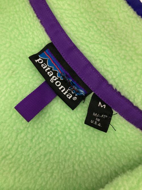 Patagonia（パタゴニア）Patagonia (パタゴニア) SYNCHILLA Snap-T ライトグリーン サイズ:Mの古着・服飾アイテム