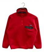 Patagoniaパタゴニア）の古着「Synchilla Snap-T Pullover」｜レッド