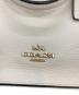 中古・古着 COACH (コーチ) ノース サウス ミニ トート ホワイト：10000円