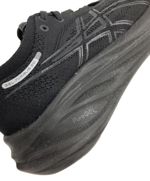 asics（アシックス）asics (アシックス) GEL-NIMBUS 26 ブラック サイズ:US6 1/2の古着・服飾アイテム