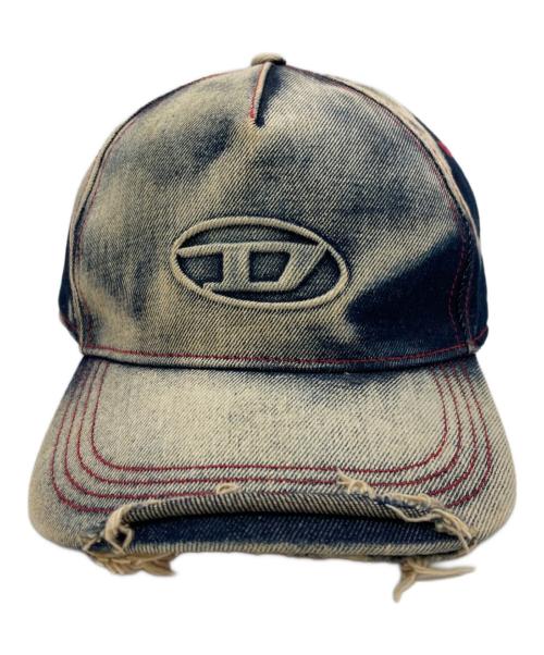 DIESEL（ディーゼル）DIESEL (ディーゼル) C-SEYMONデニムベースボールキャップ インディゴ サイズ:2の古着・服飾アイテム