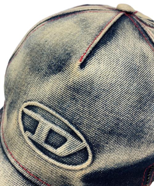 DIESEL（ディーゼル）DIESEL (ディーゼル) C-SEYMONデニムベースボールキャップ インディゴ サイズ:2の古着・服飾アイテム