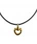 h'eres (ヒアーズ) CETACEA LEATHER CHOKER NECKLACE ゴールドカラー：23000円