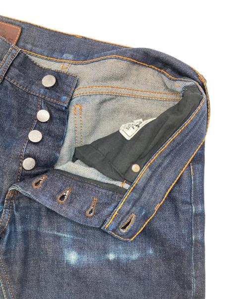 HERMES（エルメス）HERMES (エルメス) ボタンフライデニムパンツ インディゴ サイズ:38の古着・服飾アイテム