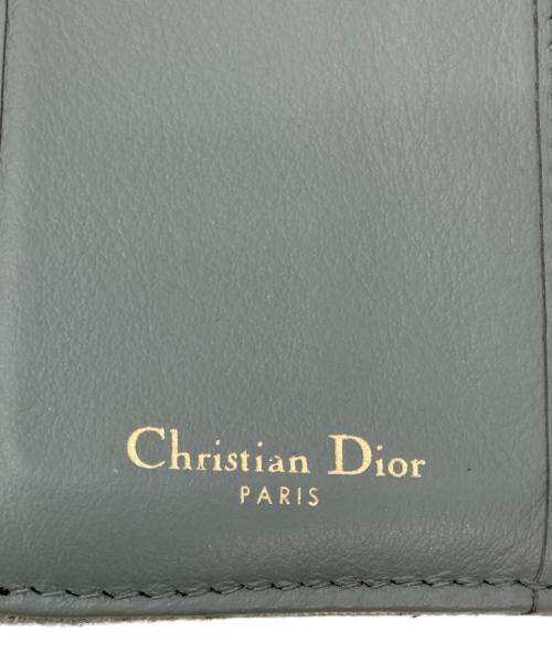 Christian Dior（クリスチャン ディオール）Christian Dior (クリスチャン ディオール) Saddle Lotus ウォレット グレーの古着・服飾アイテム