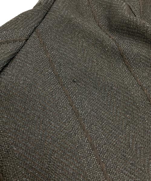 UNDERCOVER（アンダーカバー）UNDERCOVER (アンダーカバー) ステッチワークジャケット ブラウン サイズ:4の古着・服飾アイテム