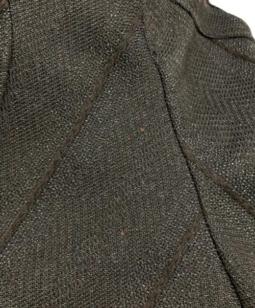 UNDERCOVER（アンダーカバー）UNDERCOVER (アンダーカバー) ステッチワークジャケット ブラウン サイズ:4の古着・服飾アイテム