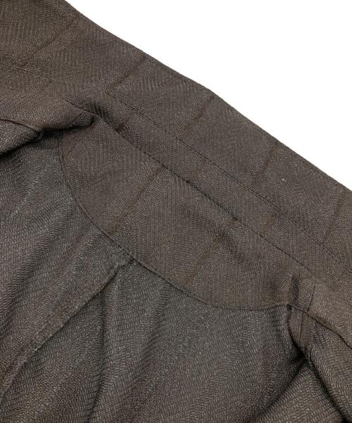 UNDERCOVER（アンダーカバー）UNDERCOVER (アンダーカバー) ステッチワークジャケット ブラウン サイズ:4の古着・服飾アイテム