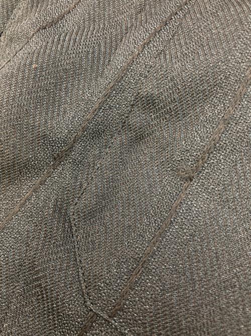 UNDERCOVER（アンダーカバー）UNDERCOVER (アンダーカバー) ステッチワークジャケット ブラウン サイズ:4の古着・服飾アイテム