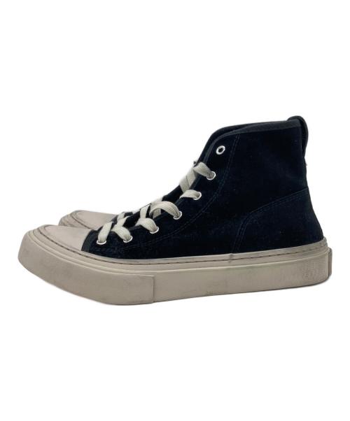 ANN DEMEULEMEESTER（アンドゥムルメステール）ANN DEMEULEMEESTER (アンドゥムルメステール) SARIN VULCANIZED MID-TOP ブラック サイズ:43の古着・服飾アイテム