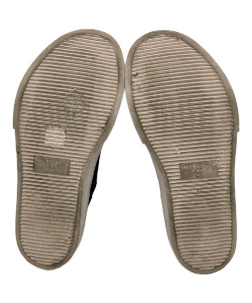 ANN DEMEULEMEESTER（アンドゥムルメステール）ANN DEMEULEMEESTER (アンドゥムルメステール) SARIN VULCANIZED MID-TOP ブラック サイズ:43の古着・服飾アイテム