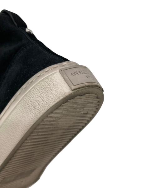 ANN DEMEULEMEESTER（アンドゥムルメステール）ANN DEMEULEMEESTER (アンドゥムルメステール) SARIN VULCANIZED MID-TOP ブラック サイズ:43の古着・服飾アイテム