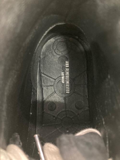 ANN DEMEULEMEESTER（アンドゥムルメステール）ANN DEMEULEMEESTER (アンドゥムルメステール) SARIN VULCANIZED MID-TOP ブラック サイズ:43の古着・服飾アイテム