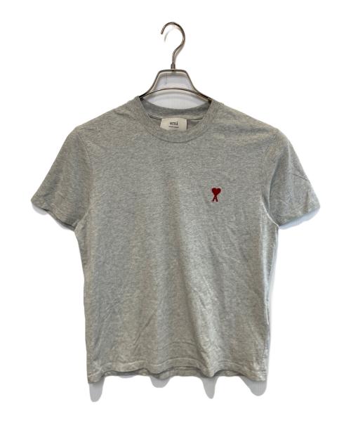 AMI Alexandre Mattiussi（アミアレクサンドルマテュッシ）AMI Alexandre Mattiussi (アミアレクサンドルマテュッシ) コットンジャージー Tシャツ グレー サイズ:Mの古着・服飾アイテム