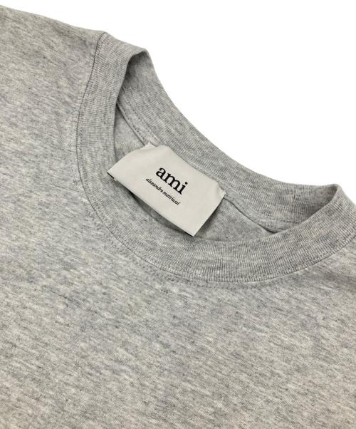 AMI Alexandre Mattiussi（アミアレクサンドルマテュッシ）AMI Alexandre Mattiussi (アミアレクサンドルマテュッシ) コットンジャージー Tシャツ グレー サイズ:Mの古着・服飾アイテム