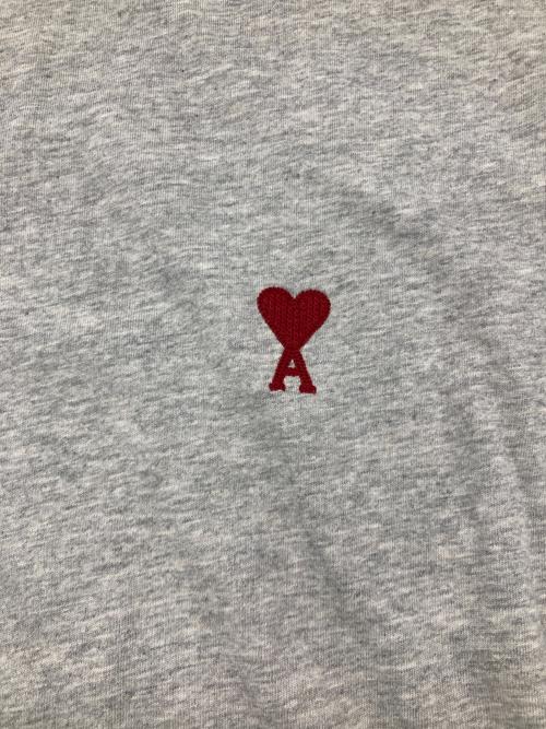 AMI Alexandre Mattiussi（アミアレクサンドルマテュッシ）AMI Alexandre Mattiussi (アミアレクサンドルマテュッシ) コットンジャージー Tシャツ グレー サイズ:Mの古着・服飾アイテム