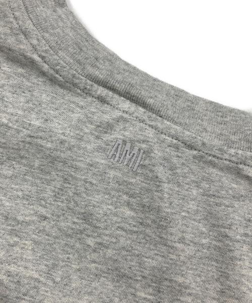 AMI Alexandre Mattiussi（アミアレクサンドルマテュッシ）AMI Alexandre Mattiussi (アミアレクサンドルマテュッシ) コットンジャージー Tシャツ グレー サイズ:Mの古着・服飾アイテム
