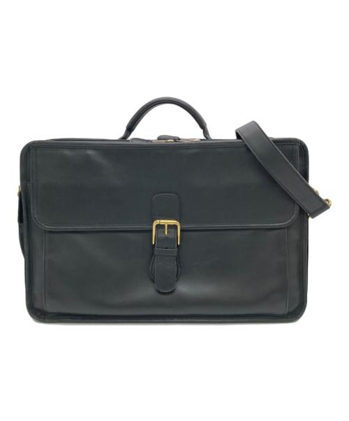 COACH（コーチ）COACH (コーチ) レザーブリーフケース ブラックの古着・服飾アイテム