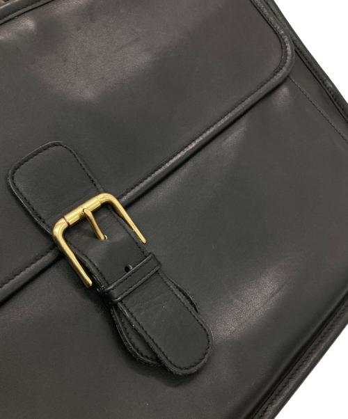 COACH（コーチ）COACH (コーチ) レザーブリーフケース ブラックの古着・服飾アイテム