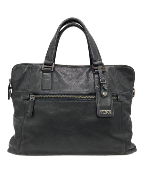 TUMI（トゥミ）TUMI (トゥミ) BEACON HILLレザーブリーフケース ブラックの古着・服飾アイテム