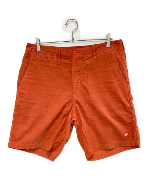 HUMAN MADE（ヒューマンメイド）HUMAN MADE (ヒューマンメイド) Corduroy Shorts オレンジ サイズ:Lの古着・服飾アイテム