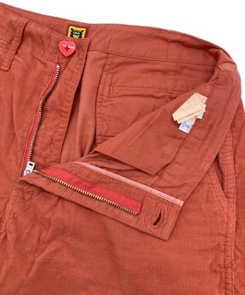 HUMAN MADE（ヒューマンメイド）HUMAN MADE (ヒューマンメイド) Corduroy Shorts オレンジ サイズ:Lの古着・服飾アイテム