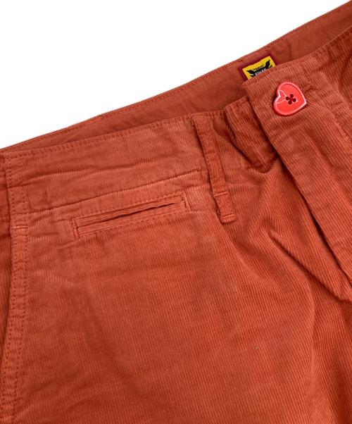 HUMAN MADE（ヒューマンメイド）HUMAN MADE (ヒューマンメイド) Corduroy Shorts オレンジ サイズ:Lの古着・服飾アイテム