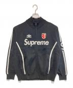 SUPREME×UMBROシュプリーム×アンブロ）の古着「Zip Up Sweater」｜ブラック