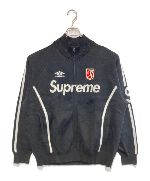 SUPREME（シュプリーム）SUPREME (シュプリーム) UMBRO (アンブロ) Zip Up Sweater ブラック サイズ:Lの古着・服飾アイテム