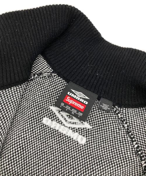 SUPREME（シュプリーム）SUPREME (シュプリーム) UMBRO (アンブロ) Zip Up Sweater ブラック サイズ:Lの古着・服飾アイテム